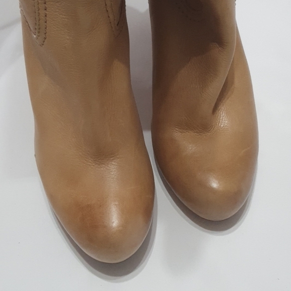 Frye Miranda Zip Back Putnam Ivory Boots - Picture 4 of 11